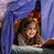Relaxdays Bettzelt Kinder, BxT: 220x79 cm, Einhorn-Design, Betttunnel für Kinderbett, Pop-up-Funktion, Betthöhle, bunt