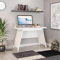 Towson Trestle Home Office Desk W1200 x D550 x H774mm White - 7700002 -