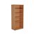 Jemini 1800 Wooden Bookcase 450mm Depth Beech KF810551