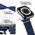 NALIA Ocean Cinturino Smart Watch compatible con Apple Watch Bracciale SE Series 8/7/6/5/4/3/2/1, 38mm 40mm 41mm, per iWatch Orologio Fitness Donna Uomo, Silicone Blu Scuro
