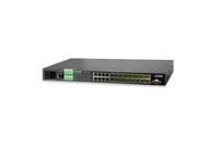 PLANET 16-Port 100/1000Base-X SFP + 8-Port 10/100/1000 managebarer Metro Ethernet Switch