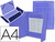 Carpeta Liderpapel Gomas Solapas 34962 Polipropileno Din A4 Azul Transparente