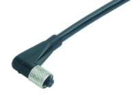 Sensor-Aktor Kabel, M5-Kabeldose, abgewinkelt auf offenes Ende, 4-polig, 5 m, PU