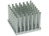 Stiftkühlkörper, 25 x 25 x 18.5 mm, 5.2 bis 1.25 K/W, Aluminium natur