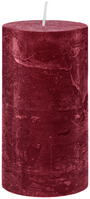Rustic-Kerze Garland (6.8x13 cm); 6.8x13 cm (ØxH); bordeaux; rund; 6 Stk/Pck