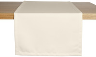 Tischläufer Ambita glatt; 40x130 cm (BxL); champagner; rechteckig