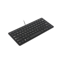 R-Go Compact Keyboard, QWERTY (UK), black, wired