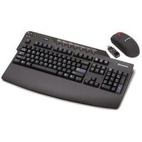 Keyboard (ITALIAN) 89P8744, Standard, Wireless, RF Wireless, QWERTY, Black, Mouse included Tastaturen
