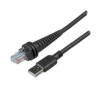 Cable, USB, coiled, 3.7m 42206202-03E, 3.7 m, USB A, 2.0, 400 Mbit/s, BlackUSB Cables