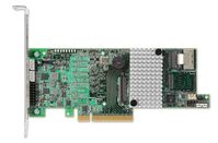 4-Port Ext., 6Gb/s SATA+SAS, PCIe 2.0, SGL 1GB DDRIII RAID-Controller