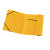 Einschlagmappe A4 Colorspan mit Gummizug gelb, Colorspan-Karton, 355 g/qm