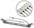 19 inch Gooseneck LED Verlichting - Multicolor