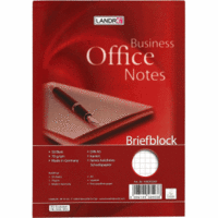 Briefblock Office A5 50 Blatt 70 g/qm kariert