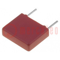Capacitor: polyester; 47nF; 160VAC; 250VDC; 7.5mm; ±20%; 3x8.5x10mm