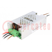 Power supply: switched-mode; open; 40W; 130÷370VDC; 90÷264VAC