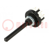 Switch: rotary; Pos: 3; 0.15A/250VDC; Poles number: 4; 30°; -30÷85°C
