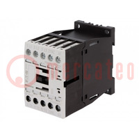 Contactor: 3-pole; NO x3; Auxiliary contacts: NC; 110VAC; 9A; DILM9