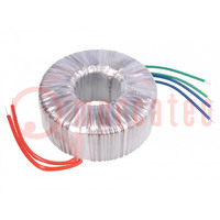 Transformer: toroidal; 600VA; 230VAC; 35V; 35V; 8.57A; 8.57A; H: 68mm