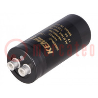 Capacitor: electrolytic; 36mF; 40VDC; Ø36x82mm; Pitch: 12.8mm; ±20%