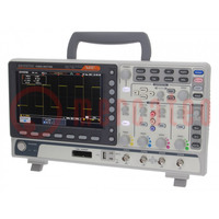 Oscilloscoop: gemengde signalen; Ch: 4; 70MHz; 1Gsps; 10Mpts; ≤5ns