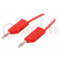 Conduttore di misurazione; 60VDC; 16A; con presa assiale 4mm