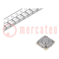 Microswitch TACT; SPST; Pos: 2; 0.02A/15VDC; 1.5mm; OFF-(ON); 50mΩ