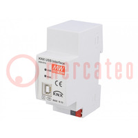 KNX-USB interface; for DIN rail mounting; 21÷30VDC; IP20