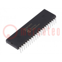 IC: microcontrolador PIC; 14kB; 32MHz; I2C,SPI,UART x2; THT; DIP40