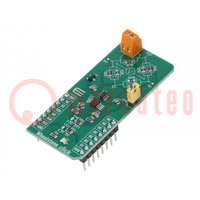 Click board; basetta prototipo; Comp: MAX4208; amplificatore