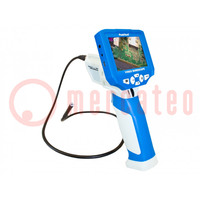 Inspektionskamera; Display: LCD TFT 3,5"; L: 1m; IP67; 0÷45°C