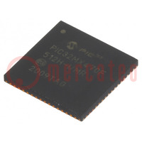 IC: PIC mikrokontroller; 512kB; 2,3÷3,6VDC; SMD; QFN64; PIC32; 8MHz