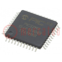 IC: PIC mikrokontroller; 128kB; 2,5÷3,6VDC; SMD; TQFP44; PIC32