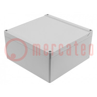 Enclosure: multipurpose; X: 180mm; Y: 180mm; Z: 90mm; 1555; ABS; grey