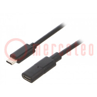 USB-USB; USB C tomacorriente,USB C enchufe; 0,5m