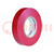 Tape: electrical insulating; W: 19mm; L: 20m; Thk: 150um; red; 220%