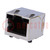 Socket; RJ45; PIN: 8; shielded,with LED light pipe; gold-plated
