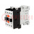 Contactor: 3-pole; NO x3; Auxiliary contacts: NO; 24VDC; 9A; BF