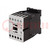Contactor: 3-pole; NO x3; Auxiliary contacts: NC; 110VAC; 9A; DILM9