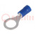 Tip: ring; M8; Ø: 8.4mm; 1.5÷2.5mm2; crimped; for cable; insulated