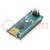Dev.kit: Arduino; prototype board; Comp: ATMEGA328,FT232R; 20MHz