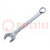 Wrench; combination spanner; 19mm; Chrom-vanadium steel