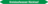 Mini-Rohrmarkierer - Kreislaufwasser Rücklauf, Grün, 1.2 x 15 cm, Seton