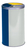 Modellbeispiel: Abfallbehälter -Cubo Delmar- 90 Liter mit 3 Einzelbehältern (gelb-blau-lichtgrau) ohne Dach (Art. 16656)