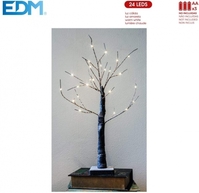 Arbol Navidad 60cm 24 Led Calido