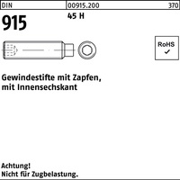 Gewindestift DIN 915 Zapfen/Innen-6kt M2