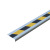 Treppenkantenprofil Easy Clean R10 selbstklebend, Breite 80cm Version: 04 - schwarz/gelb
