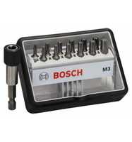 Bosch Schrauberbit-Set Robust Line M Extra-Hart, 12 + 1-tlg., 25 mm, Torx