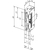 Skizze zu Türöffner 118E FaFix für Fallenrutsche, 10 - 24 V AC/DC