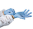 BOÎTE DE 100 GANTS JETABLES NITRILE POUDRÉS BLEU GAN327525 NOTRE SELECTION
