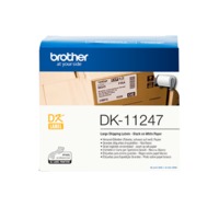 DK-Einzeletiketten DK-11247 - schwarz auf weiß Bild1
